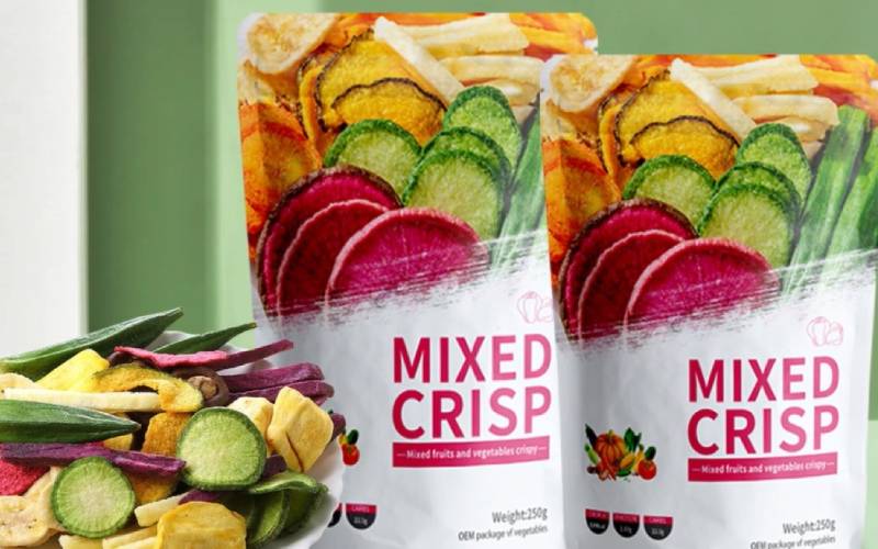 Mixed fruit and vegetable crisp