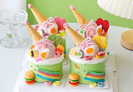 AGOLYN hamburger gummy candy for dessert