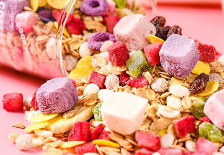AGOLYN freeze dried strawberry fruit cereal 
