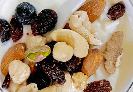 AGOLYN freeze dried buleberry for breakfast