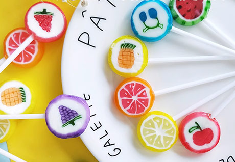 AGOLYN fruit hard candy lollipop style