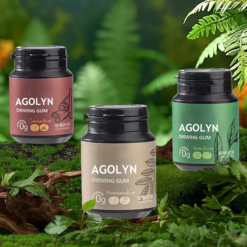 Remineralized Cube-shaped Chewing Gum